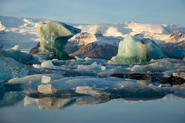 Glacier In The Jökulsárlón National Park