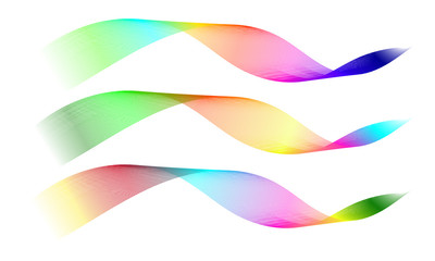 Abstract wavy colorful motion dynamic vector.