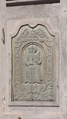 porte médiévale bois