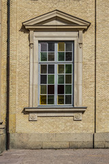 Neoclassical Gothenburg Cathedral (Gustavi domkyrka) lies near heart of city, cathedral built in 1815 and replaced an earlier cathedral built in XVII century. Gothenburg, Sweden.