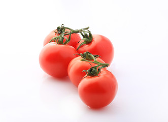 tomatoes isolated on white background
