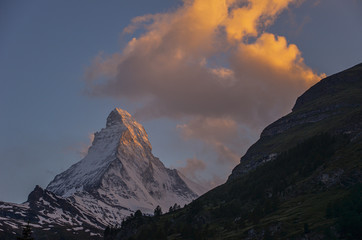 Matterhorn im Sonnenuntergang