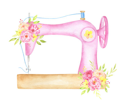 120+ Pink Sewing Machine Stock Illustrations, Royalty-Free Vector