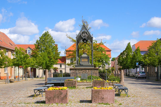 Monument to Queen Louise of Prussia, in Gransee (Mark Brandenburg), Germany