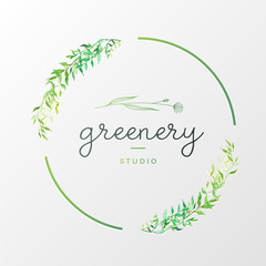 Natural logo design for branding, corporate identity, packaging and business card.