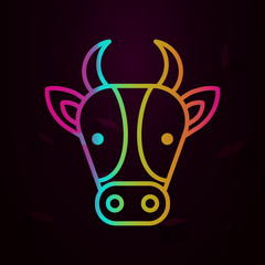 Cow, Holland nolan icon Simple thin line, outline vector of Holland icons for ui and ux, website or mobile application