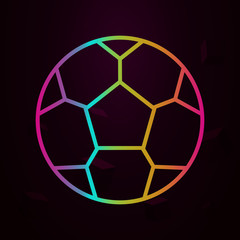 Fototapeta premium Soccer, Holland nolan icon Simple thin line, outline vector of Holland icons for ui and ux, website or mobile application