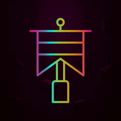 Netherlands, flag nolan icon Simple thin line, outline vector of Holland icons for ui and ux, website or mobile application