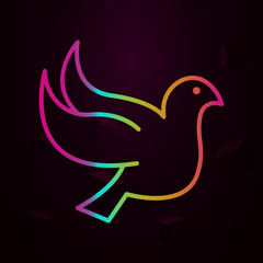 Dove, Holland nolan icon Simple thin line, outline vector of Holland icons for ui and ux, website or mobile application