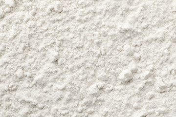 Fototapeta na wymiar White wheat flour close up