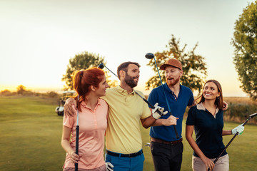 Playing golf is something we do together