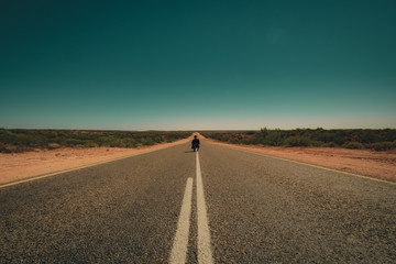 Fototapeta na wymiar Western Australia desert road.