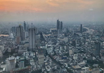 Bangkok city view, Bangkok Thailand.