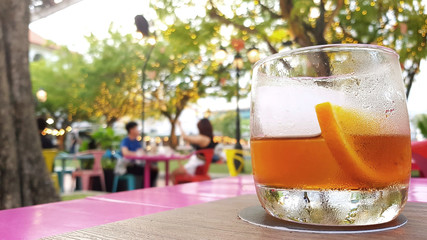Cocktails at lunchtime