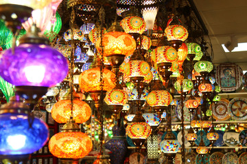 Traditional Turkish candles - Istanbul - lighting bulbs