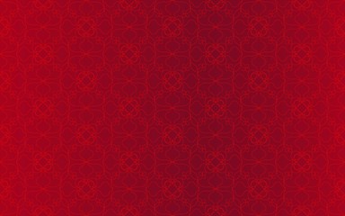 seamless decorative red pattern on a maroon background with a soft transition from light to darker cherry. beautiful monochrome ornament. design of the website. print, cover.