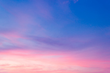 sunset sky cloud in the evening