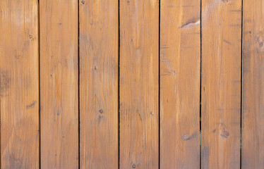 Naklejka premium Wooden background.Rough wooden boards painted in beige color.