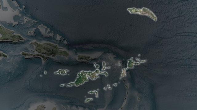 British Virgin Islands. Satellite