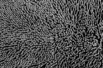 Black and white doormat texture pattern background