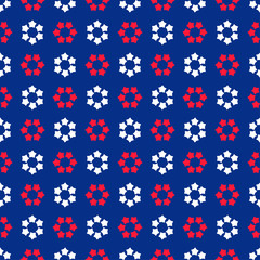 Fototapeta na wymiar Kids colorful seamless star usa pattern. Cute Baby pattern design. Suitable for childrens fashion, summer, spring collections of textiles, scrapbooking paper, packaging, templates invitations. Vector