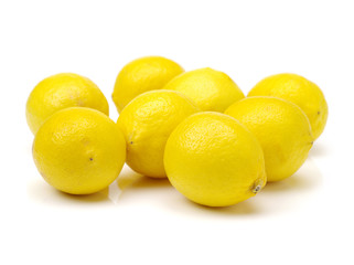 lemons isolated on white
