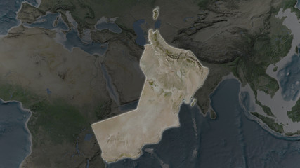 Oman. Satellite