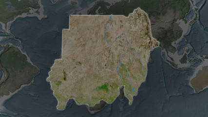 Sudan. Satellite