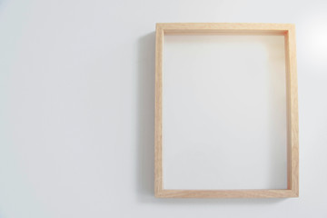 Image of a wood frame with blank spaces.