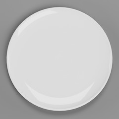 Realistic 3d Render of Ceramic Plate