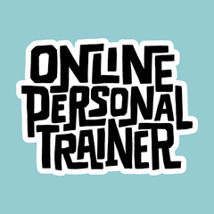 Obraz premium Online personal trainer