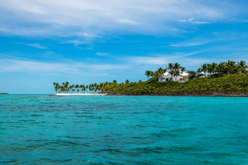 Obraz premium Amazing exclusive island in Great Exuma (Bahamas).