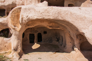 ruins of the ancient city cappadocia