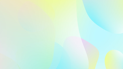 Abstract gradient geometric background. Fluid shapes and colorful graphic design.