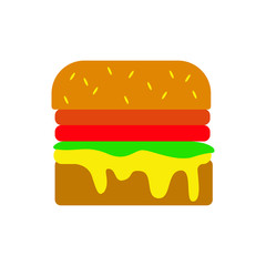 Hamburger illustration icon