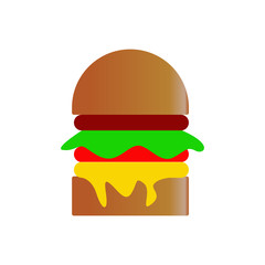 Hamburger illustration icon