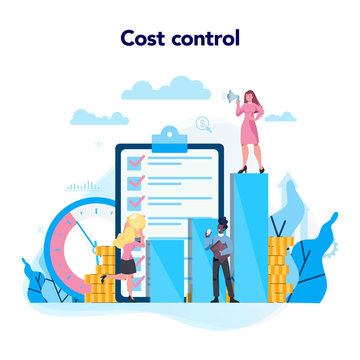 Cost Control Concept. Idea Of Financial Planning Savings