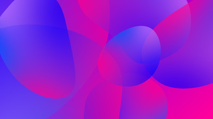 Abstract gradient geometric background. Fluid shapes and colorful graphic design.