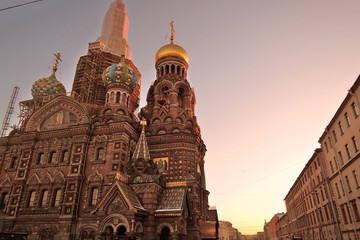 Church of the Savior on Spilled Blood in Saint Petersburg, Russia.
