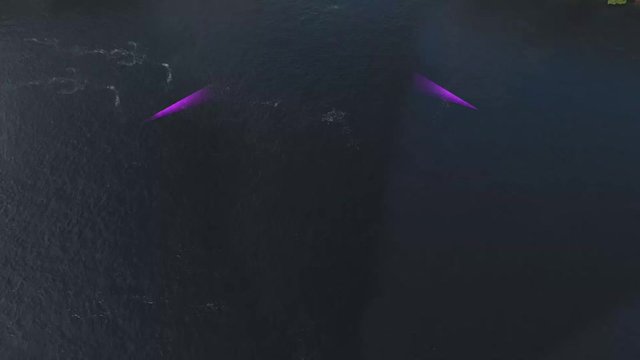 Asteriod earth view of Balata Bay from a mavic air drone