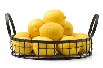 lemons in a basket