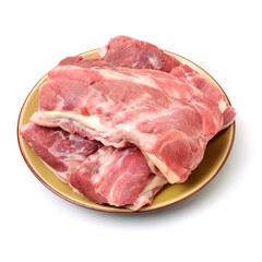 Pork Tenderloin on the white background