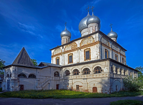 Our lady of the Sign cathedral. City of Novgorod, Russia. Years of construction 1682 - 1688