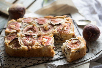 イチジクのタルト