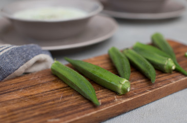 オクラのスープ