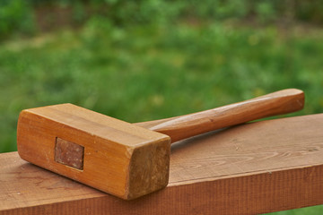 Woodworking tools joiner cabinetmaker workshop tools Wooden mallet