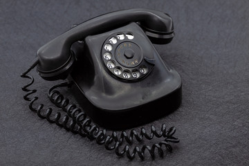 Vintage bakelite analog phone