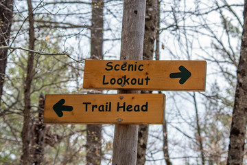 Nature therapy - Hiking signs