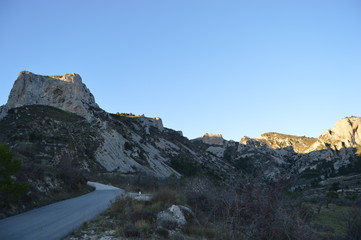 Fototapeta premium Montañas de Alicante ciudad del Sol