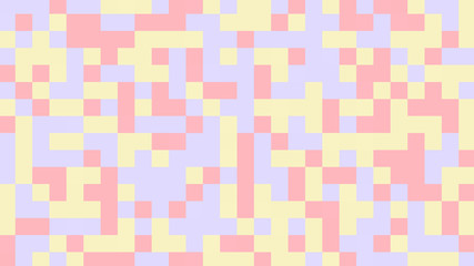 Abstract geometric background with yellow and red polygons.